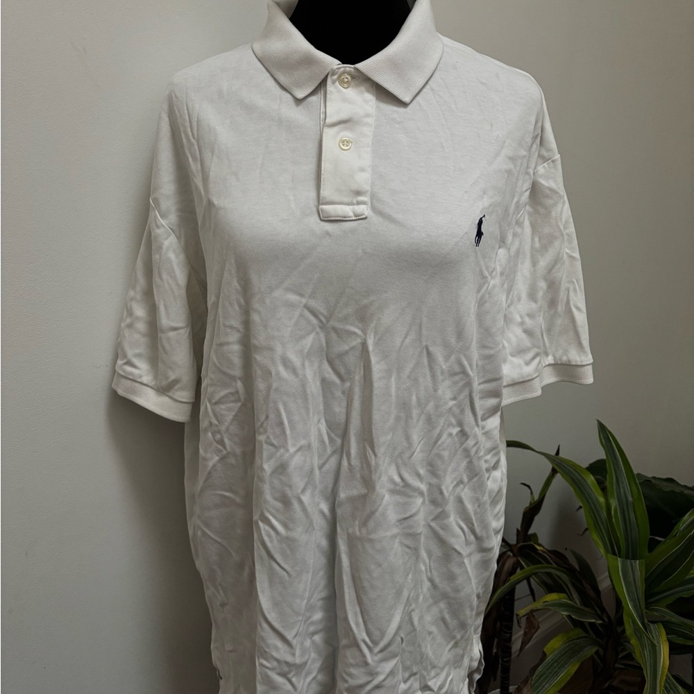Ralph Lauren White Polo Shirt